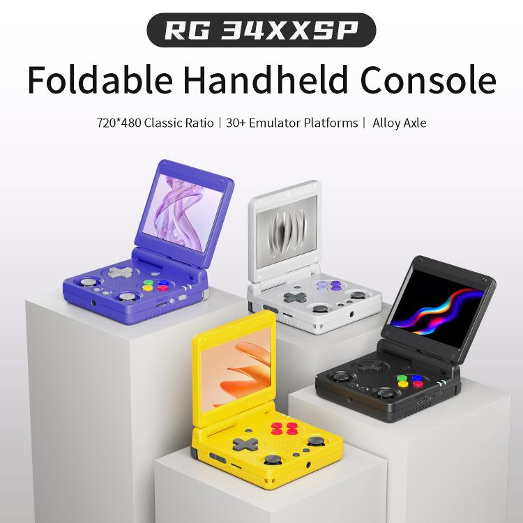 ANBERNIC RG 34XXSP 3.4-inch IPS Linux Retro Console