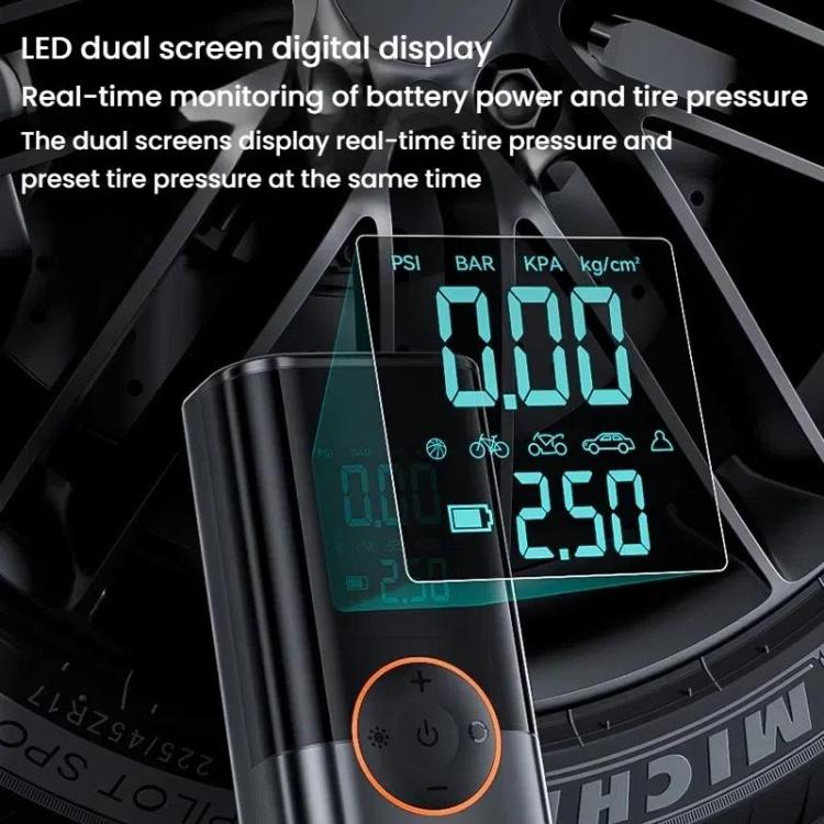 SUITU ST-9650B 4 x 2000mAh Car Emergency Starting Power Supply Inflatable Pump Integrated Machine