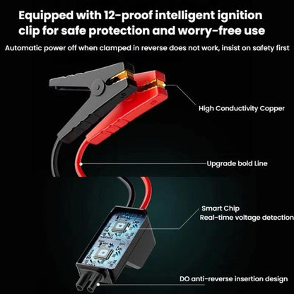 SUITU ST-9650B 4 x 2000mAh Car Emergency Starting Power Supply Inflatable Pump Integrated Machine