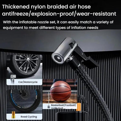 SUITU ST-9650B 4 x 2000mAh Car Emergency Starting Power Supply Inflatable Pump Integrated Machine