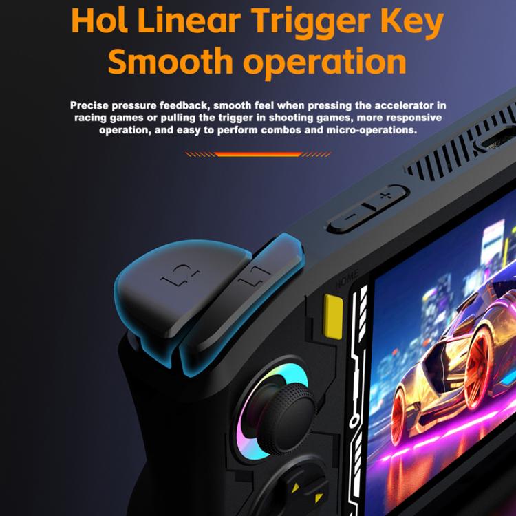 RG56 PRO 5.5-Inch Handheld Game Console EmuELEC System With HDMI TV Output WiFi Connectivity 128G (Black)