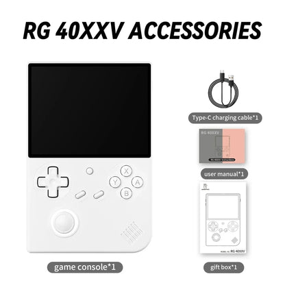 ANBERNIC RG40XXV Vertical HD Screen Joystick Game Console With Ambient Light Portable Retro Handheld Console, Size: 64GB